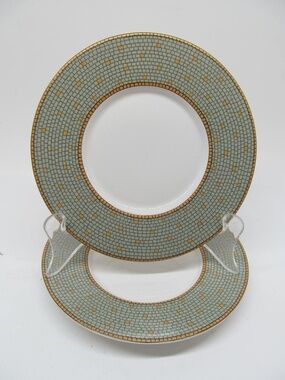 Sasaki Ravenna Set 2 Saucers Only  By Stephen Dweck Appear Unused VGC